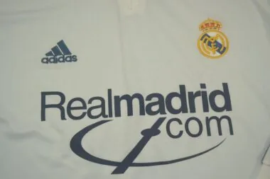 2001 Real Madrid home long sleeve