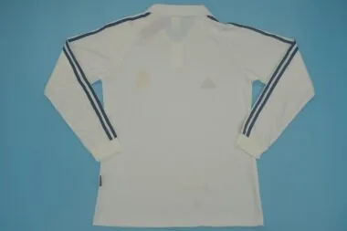 2001 Real Madrid home long sleeve