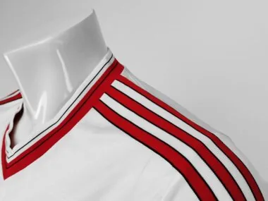 86-88 Manchester United away white away long sleeve