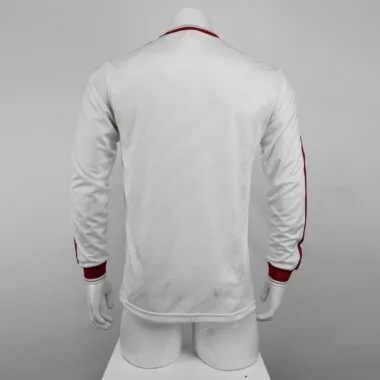 86-88 Manchester United away white away long sleeve