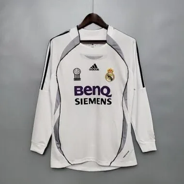 06-07 Real Madrid, maglia da casa a maniche lunghe