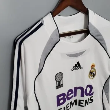 06-07 Real Madrid thuisshirt met lange mouwen