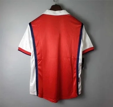 Maillot rouge domicile de l'Arsenal 98-99