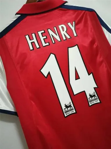 00-01 Maillot rouge domicile de l'Arsenal