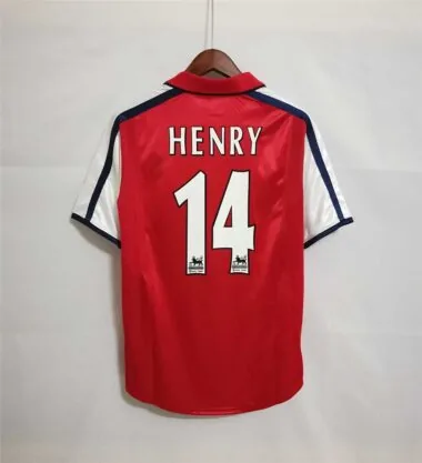 00-01 Maillot rouge domicile de l'Arsenal