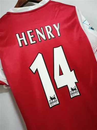 Maillot rouge domicile d'Arsenal 06-07
