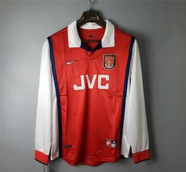 Maglia da casa dell'Arsenal a maniche lunghe stagione 98-99