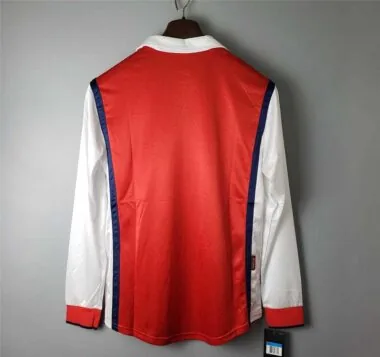 98-99 Arsenal thuisshirt met lange mouwen