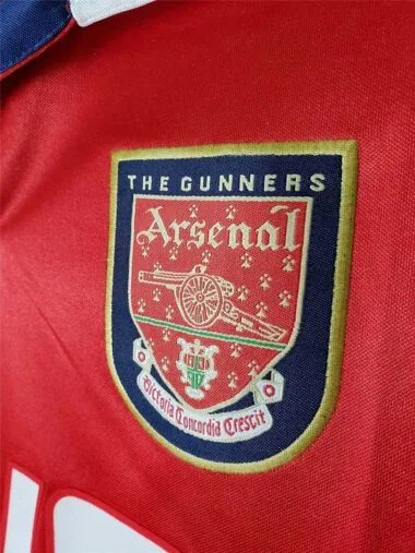 98-99 Arsenal thuisshirt met lange mouwen