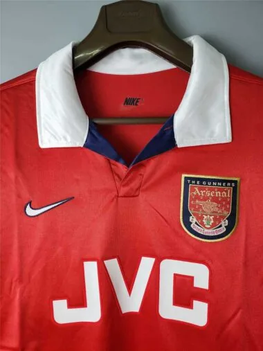 98-99 Arsenal thuisshirt met lange mouwen