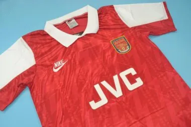 Maillot rouge domicile d'Arsenal 94-95