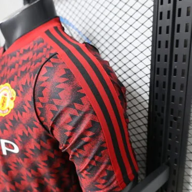 Manchester United 2025/26 Red Retro Version Player Version Jersey (S-2XL)