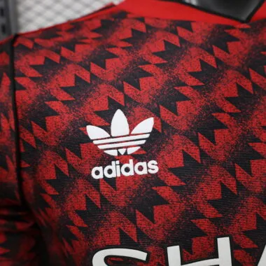 Manchester United 2025/26 Red Retro Version Player Version Jersey (S-2XL)