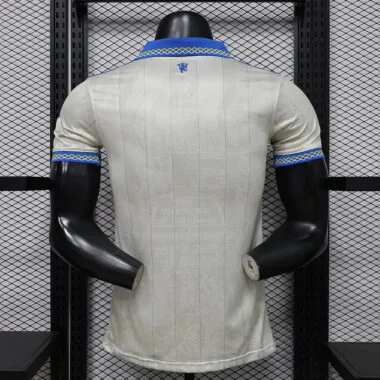 Camiseta del Manchester United 2025/26, versión retro blanca, modelo de jugador (tallas S-2XL)