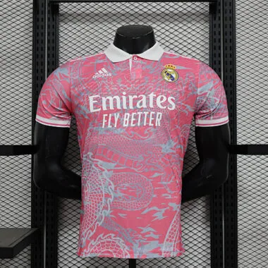 Camiseta del Real Madrid «Pink Dragon» (versión jugador), 24-25