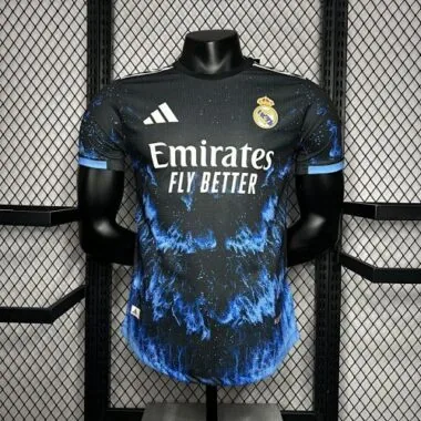 Camiseta del Real Madrid azul océano, versión jugador, 24-25