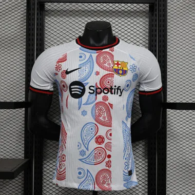 Camiseta de jugador especial Barcelona 24-25, color blanco