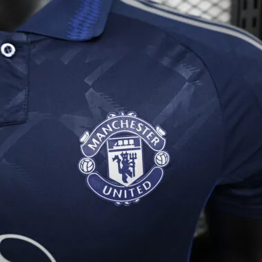 24-25 Manchester United away blue player version jersey