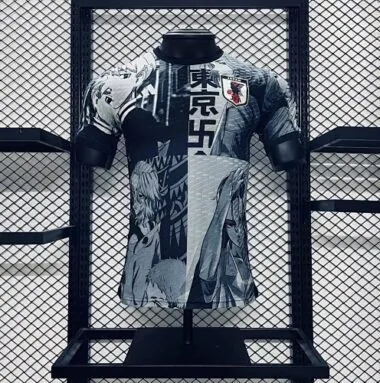 Camiseta de la selección de Japón, Tokio 2024, versión especial para jugadores, color negro