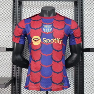 Camiseta Barcelona 2024 pre-partido versión jugador (S-XXL)