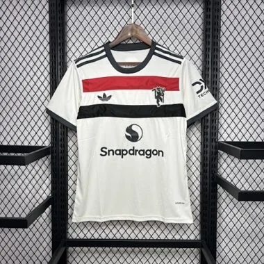 24-25 Manchester United third away white soccer jersey