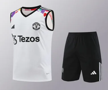 23-24 Manchester United white vest suit