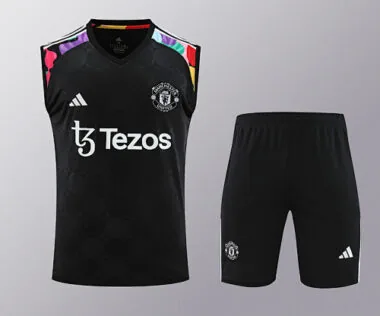 23-24 Manchester United black vest suit