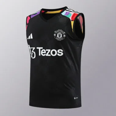 23-24 Manchester United black vest suit