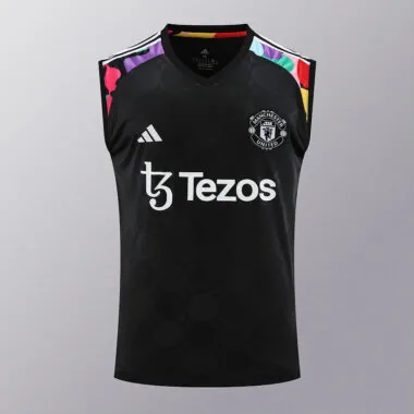 23-24 Manchester United black vest suit