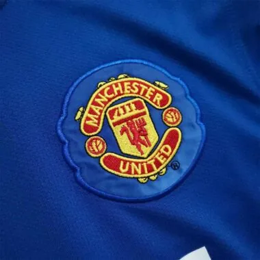 08-09 Manchester United blue away long sleeve