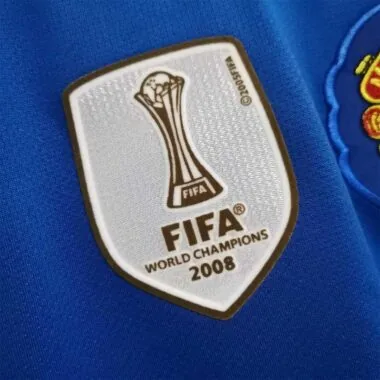 08-09 Manchester United blue away long sleeve
