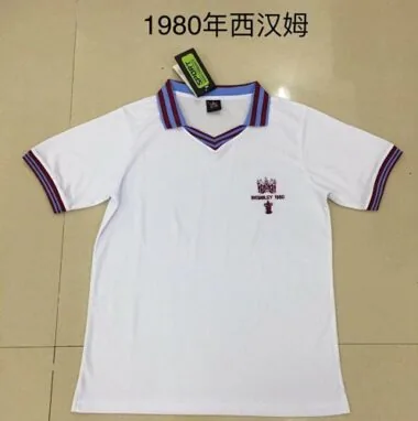 1980 WHU away white