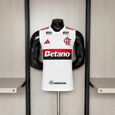 2026/27 Flamengo Training Beige Vest All Sponsors S-4XL