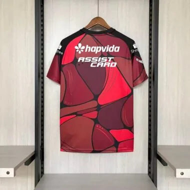 Men Flamengo Pre-Match Red Jersey All Sponsors (S-4XL)