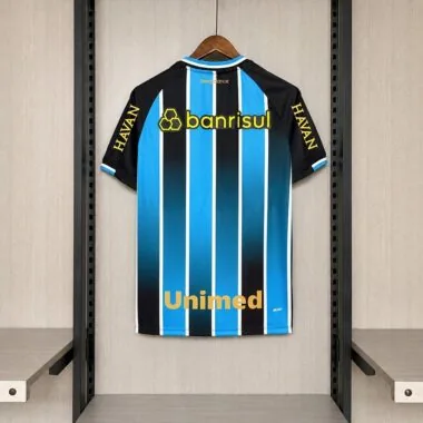 Men Gremio 2026/27 Home Soccer Jersey With All Sponsors (S-4XL)