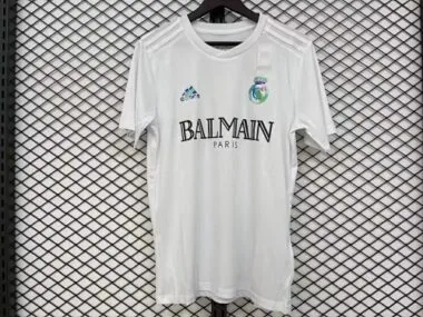 24-25 Real Madrid Balmain white training jersey