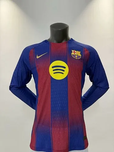 Camiseta de manga larga del Barcelona, versión jugador, temporada 2025-2026
