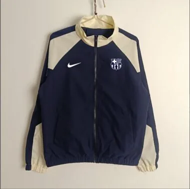 25-26 Barcelona dark blue windbreaker