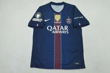 Camisa do PSG para a final da Liga dos Campeões 2026/27 (jogo em casa) – tamanhos S a 4XL