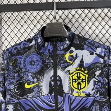 Brazil 2026 jesus version reversible windbreaker jakcet (S-XXL)