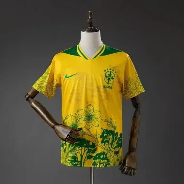 Camisola do Brasil 2026 - Edição Flor, tamanhos S-XXL