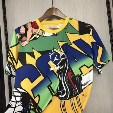Brazil 2026 World Cup Cartoon Edition Jersey (S-XXL)