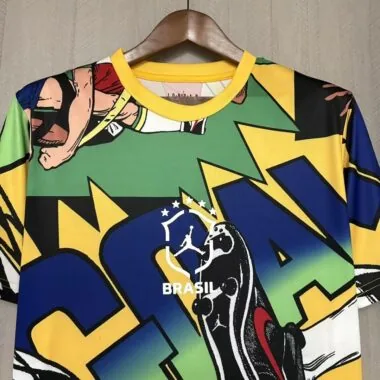 Brazil 2026 World Cup Cartoon Edition Jersey (S-XXL)