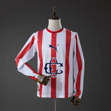 Camisa de futebol de manga comprida Chivas 2026/27 120.º, tamanhos S-2XL