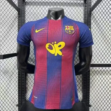 Camiseta de la Barcelona 2025/26 contra Olivia Rodrigo, versión especial para jugadores