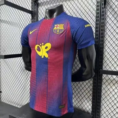 Camiseta de la Barcelona 2025/26 contra Olivia Rodrigo, versión especial para jugadores