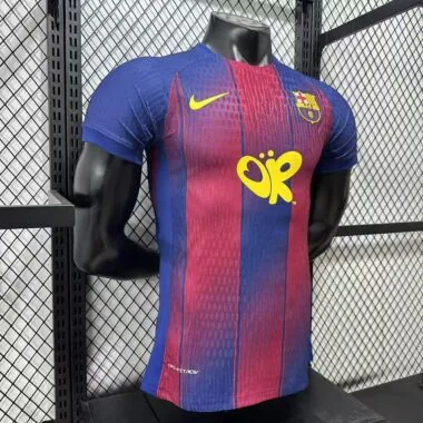 Camiseta de la Barcelona 2025/26 contra Olivia Rodrigo, versión especial para jugadores