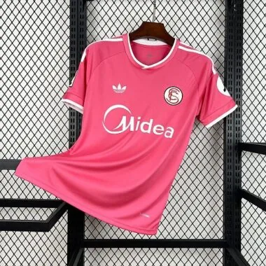 Camisa de futebol do Sevilha 2026/27, modelo retro, cor-de-rosa, tamanhos S-4XL