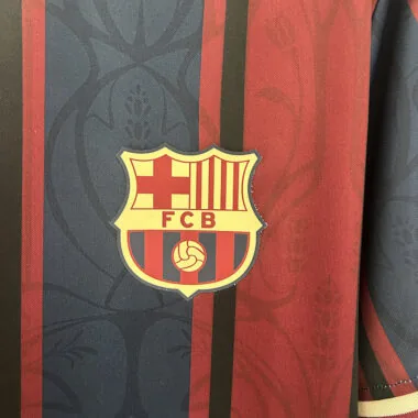 25-26 Barcelona 125th blue and red jersey