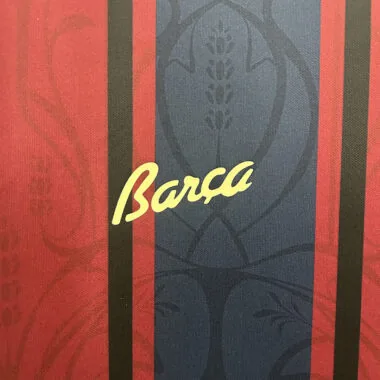 25-26 Barcelona 125th blue and red jersey